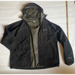 Marmot GORE-TEX Shell Jacket Black Rain Size XL Hiking